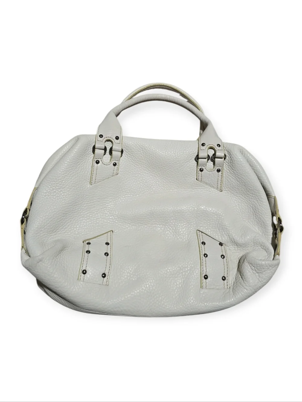 Cole Haan Pebbled Leather Satchel, Village Collection - Picture 2 of 9